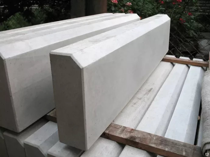 Садовый бордюр 500х210х75 мм